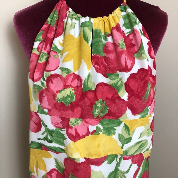 LOFT Dresses & Skirts - Ann Taylor LOFT Halter Floral Sundress